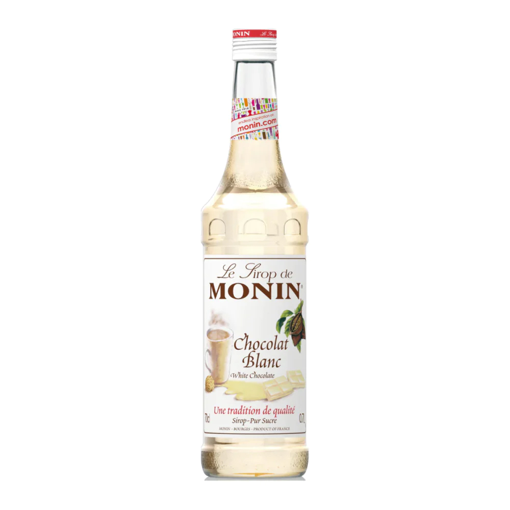 Monin White Chocolate Syrup 700ml (Box of 6)
