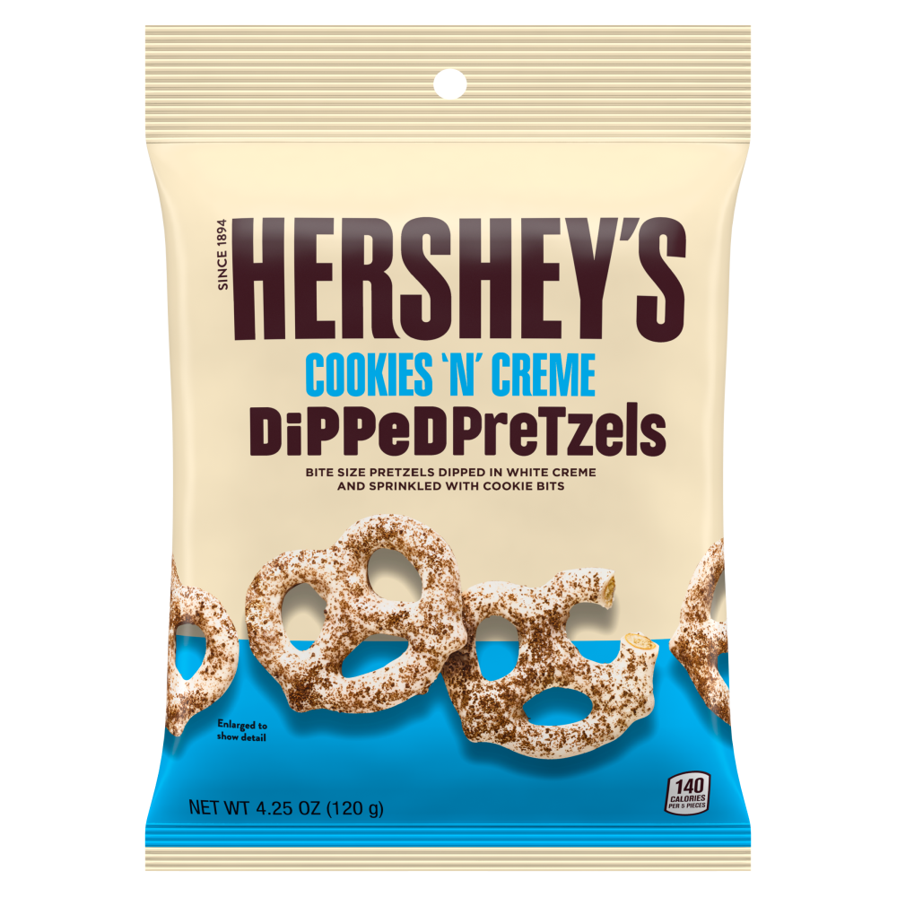 Hershey's Cookies 'n' Creme Pretzels 120g (Box of 12)