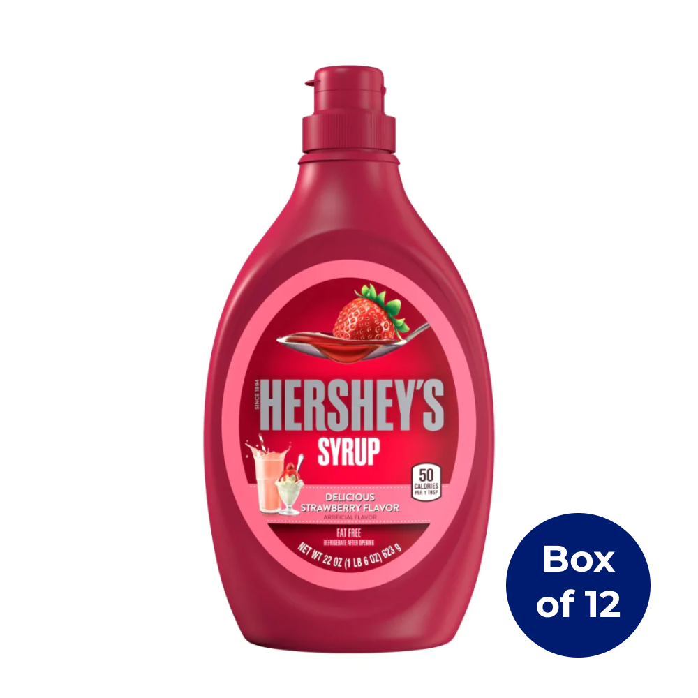 Hershey's Syrup Strawberry 623g (Box of 12)