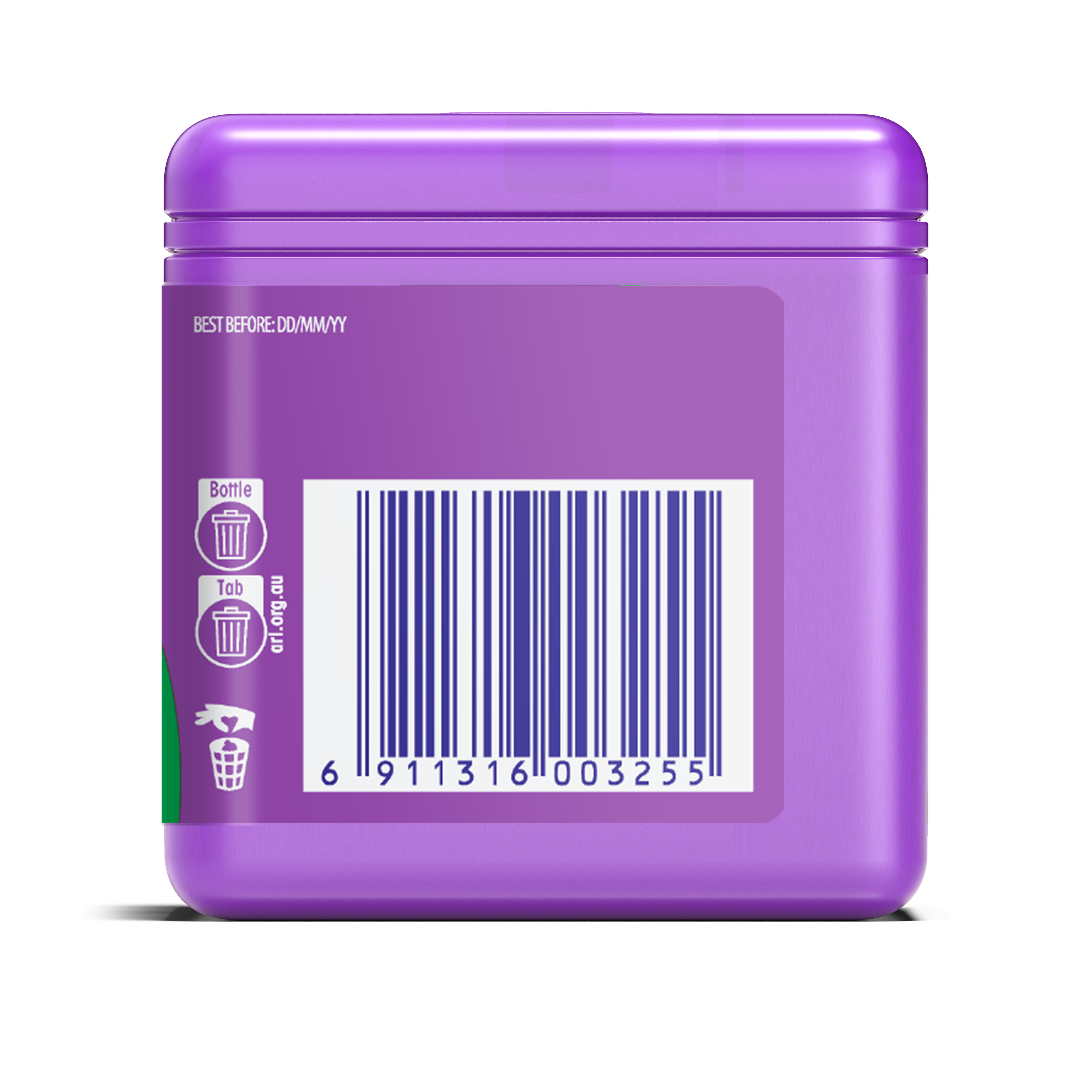 Mentos Cube Gum Grape 46g (Pack of 4)