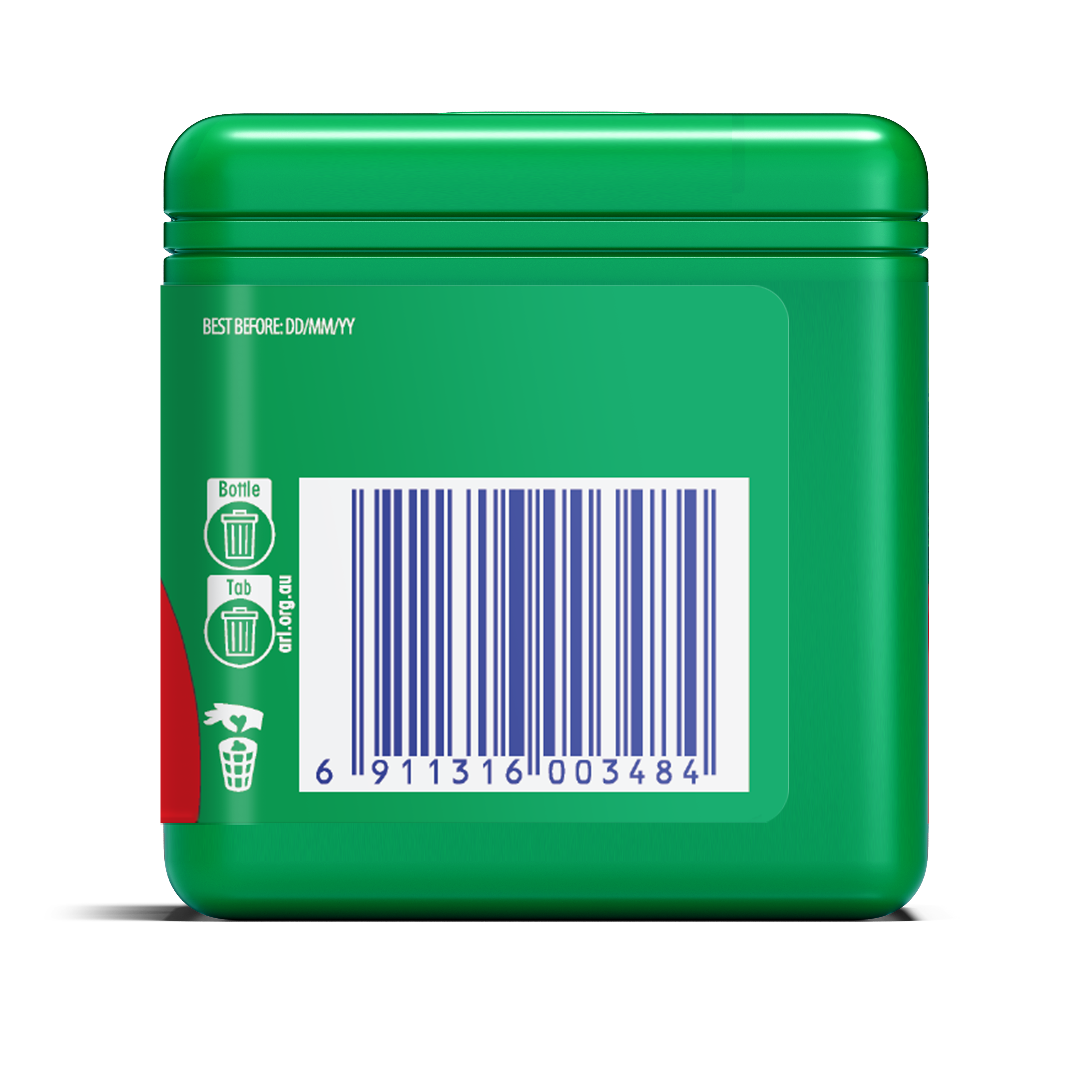 Mentos Cube Gum Watermelon 46g (Pack of 4)