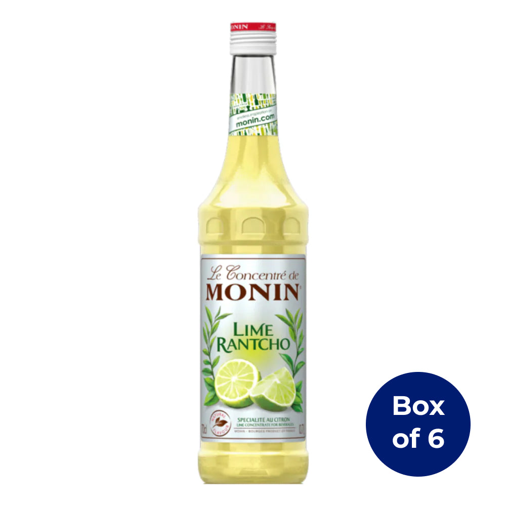 Monin Lime Rantcho Syrup 700ml (Box of 6)