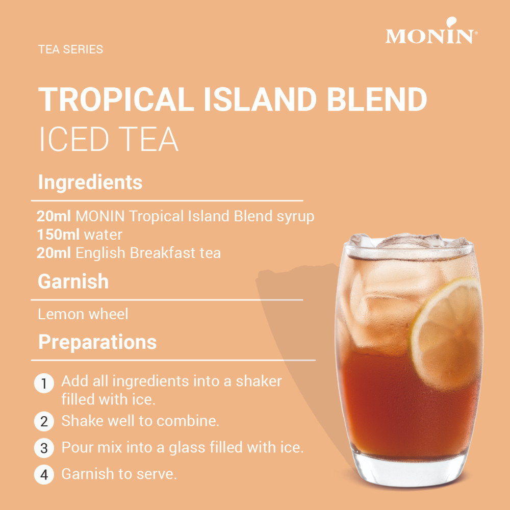 Monin Tropical Island Syrup 700ml (Box of 6)