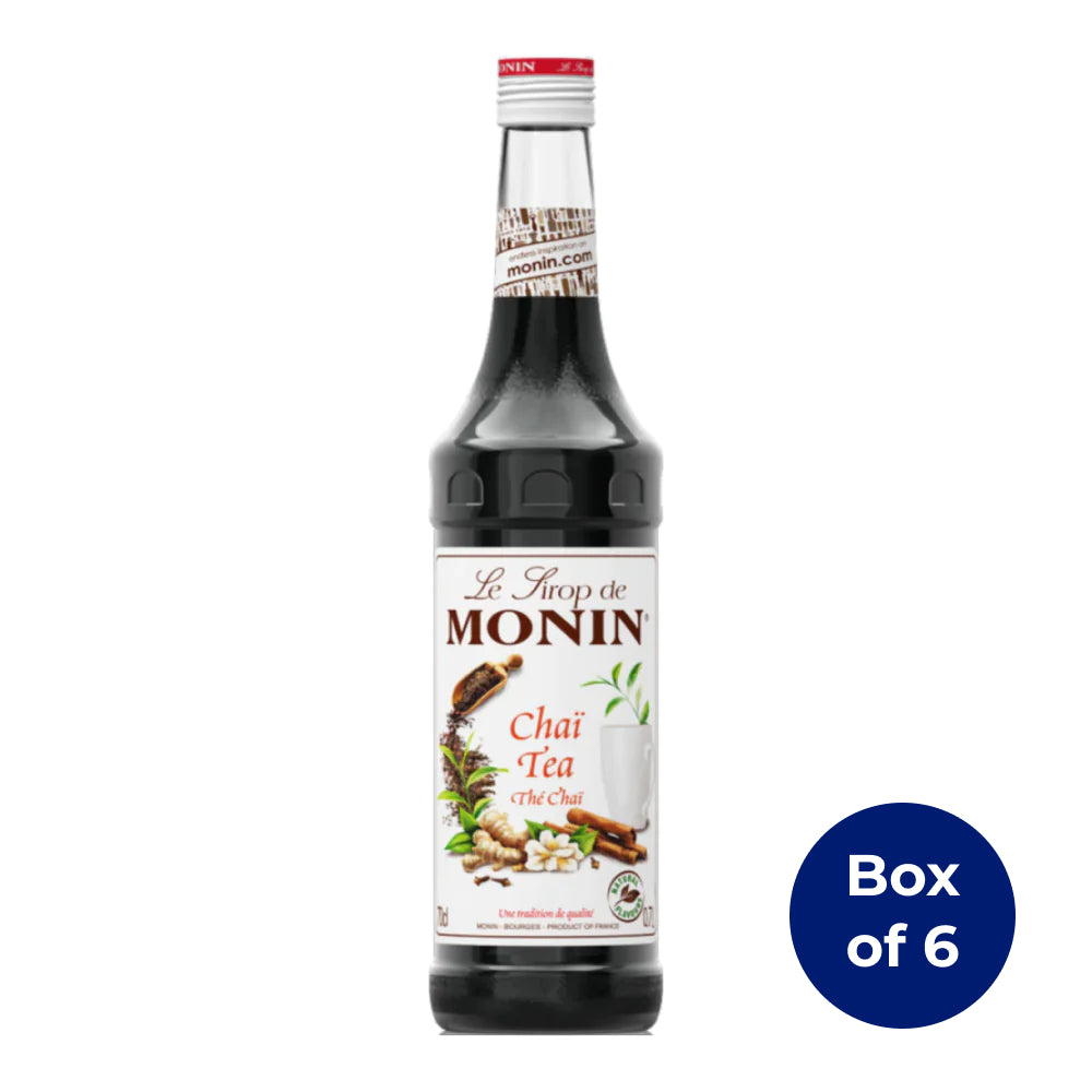 Monin Chai Tea Syrup 700ml (Box of 6)