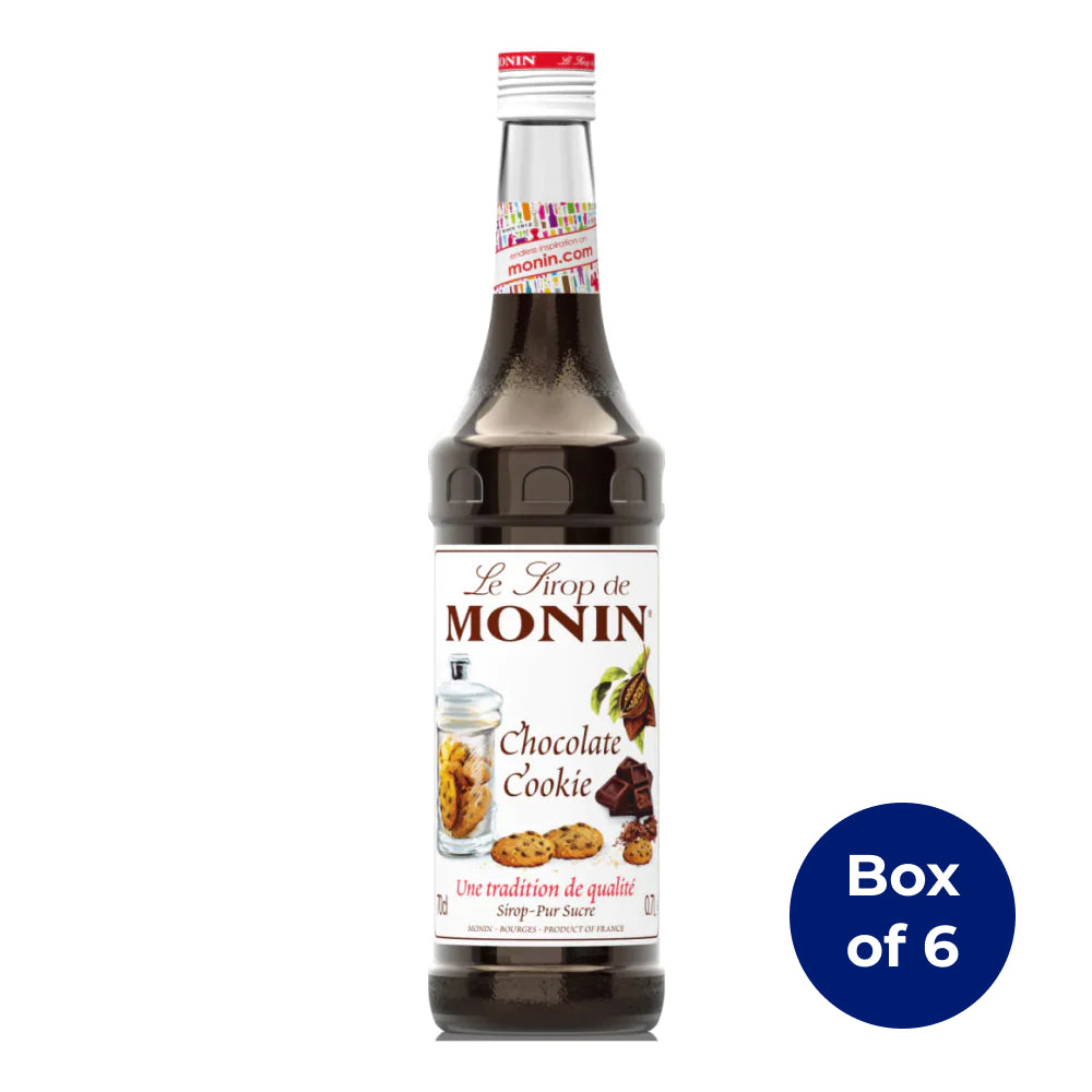 Monin Chocolate Cookie Syrup 700ml (Box of 6)