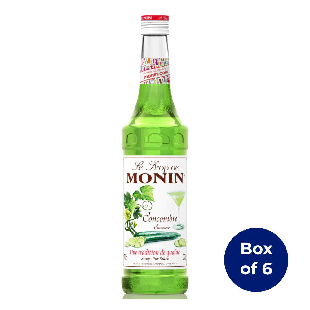 Monin Cucumber Syrup 700ml (Box of 6)