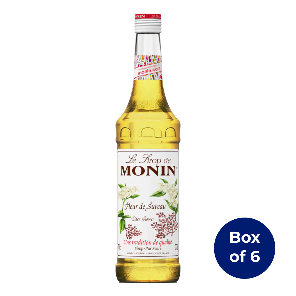 Monin Elder Flower Syrup 700ml (Box of 6)