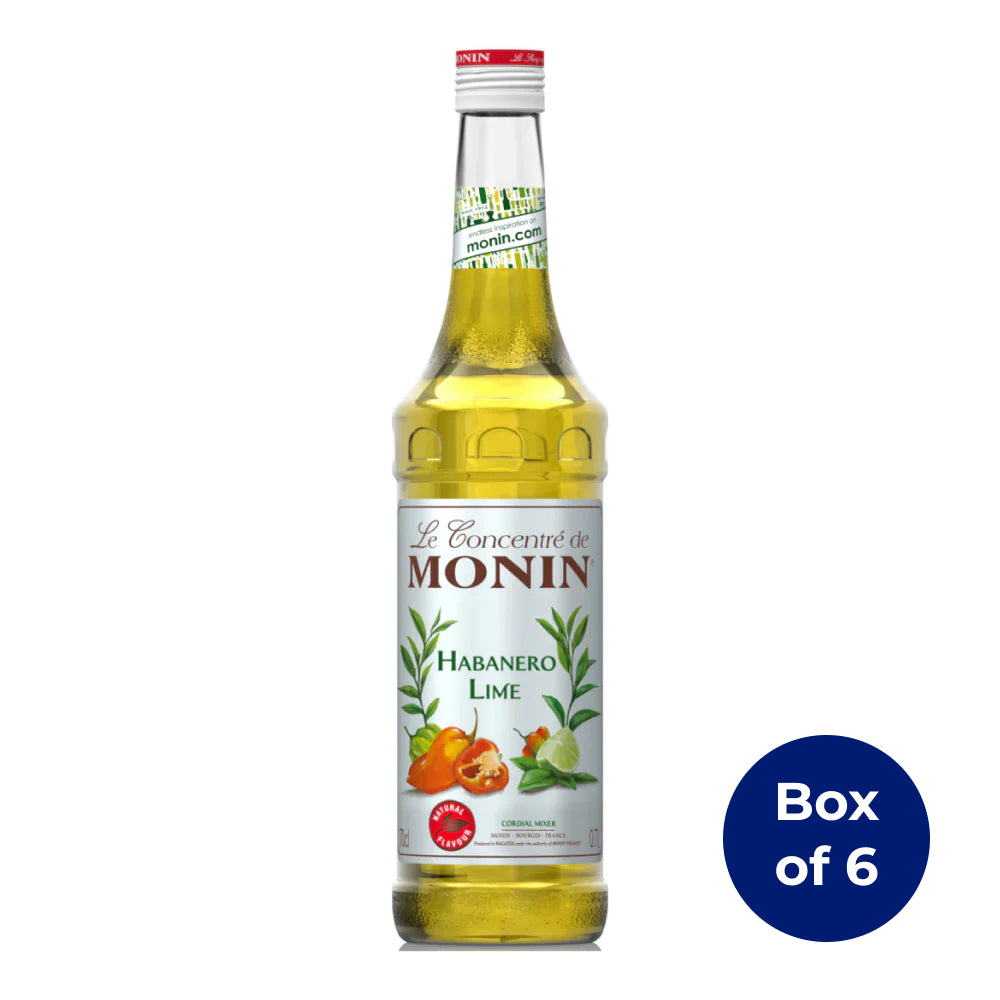 Monin Habanero Lime Syrup 700ml (Box of 6)