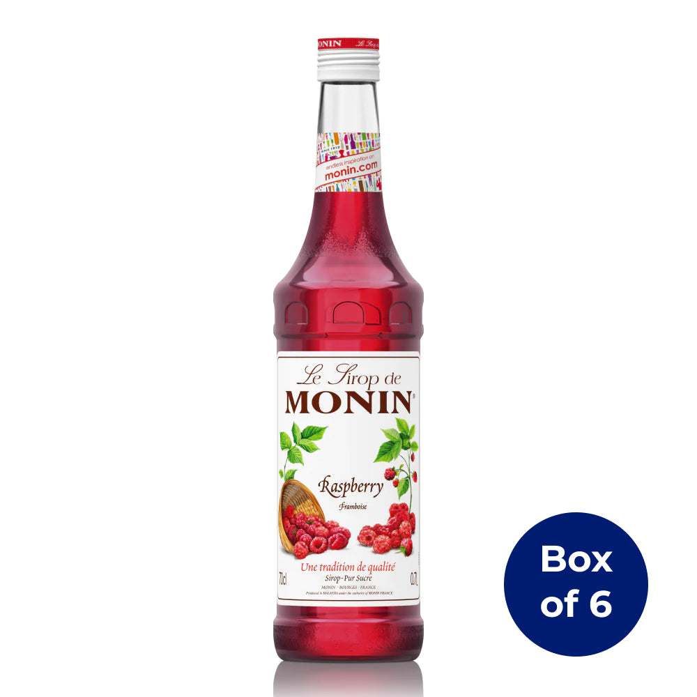 Monin Raspberry Syrup 700ml (Box of 6)
