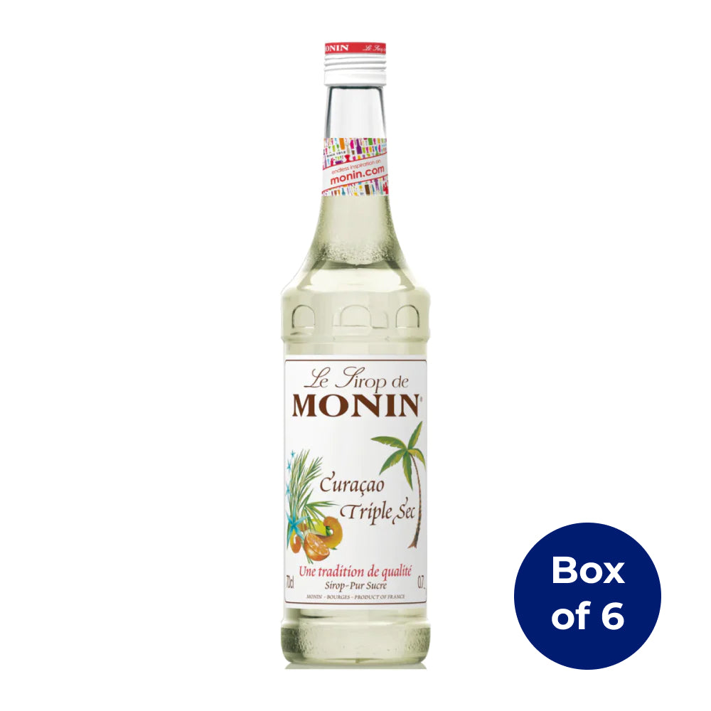 Monin Triple Sec Curacao Syrup 700ml (Box of 6)