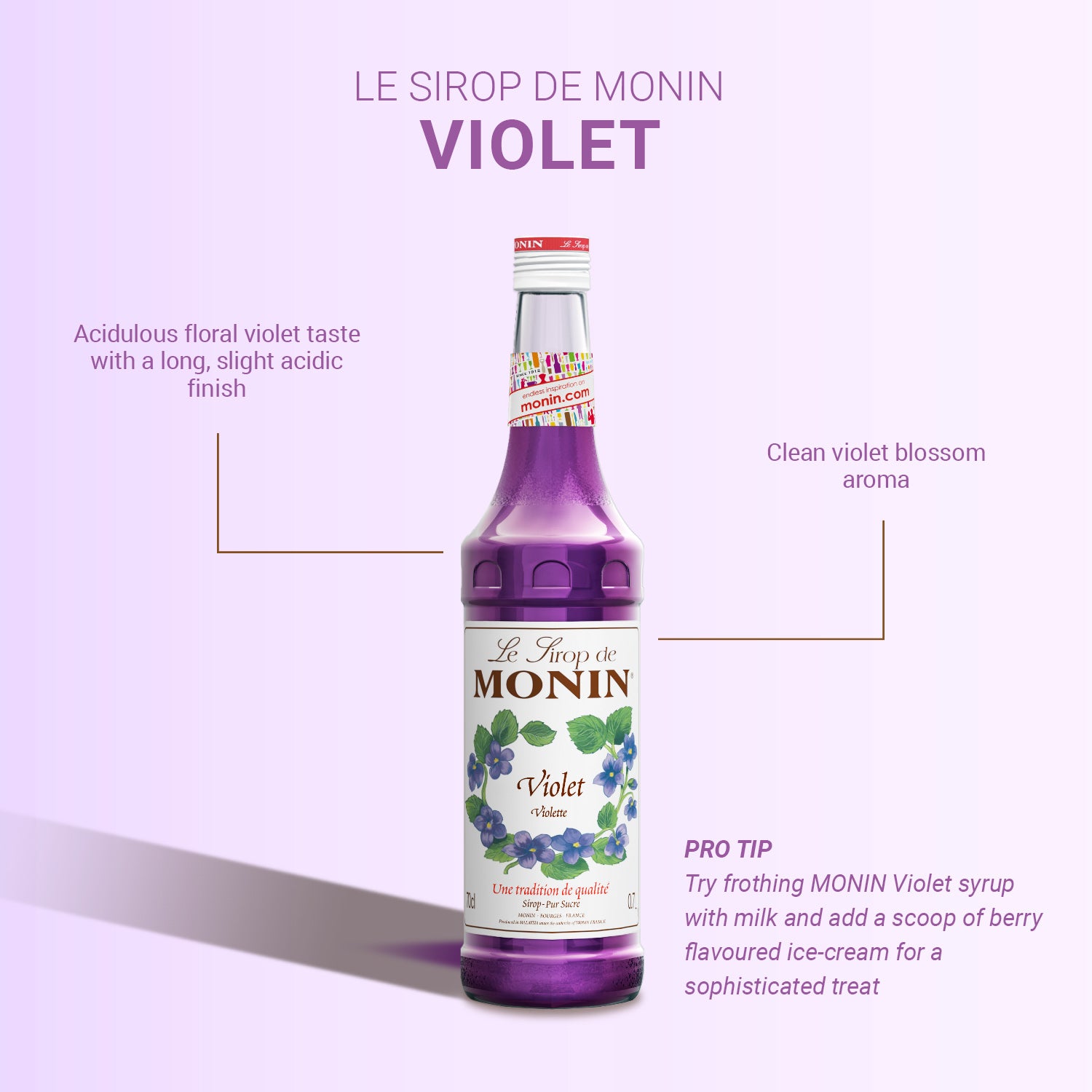 Violet syrup - Online French delicatessen