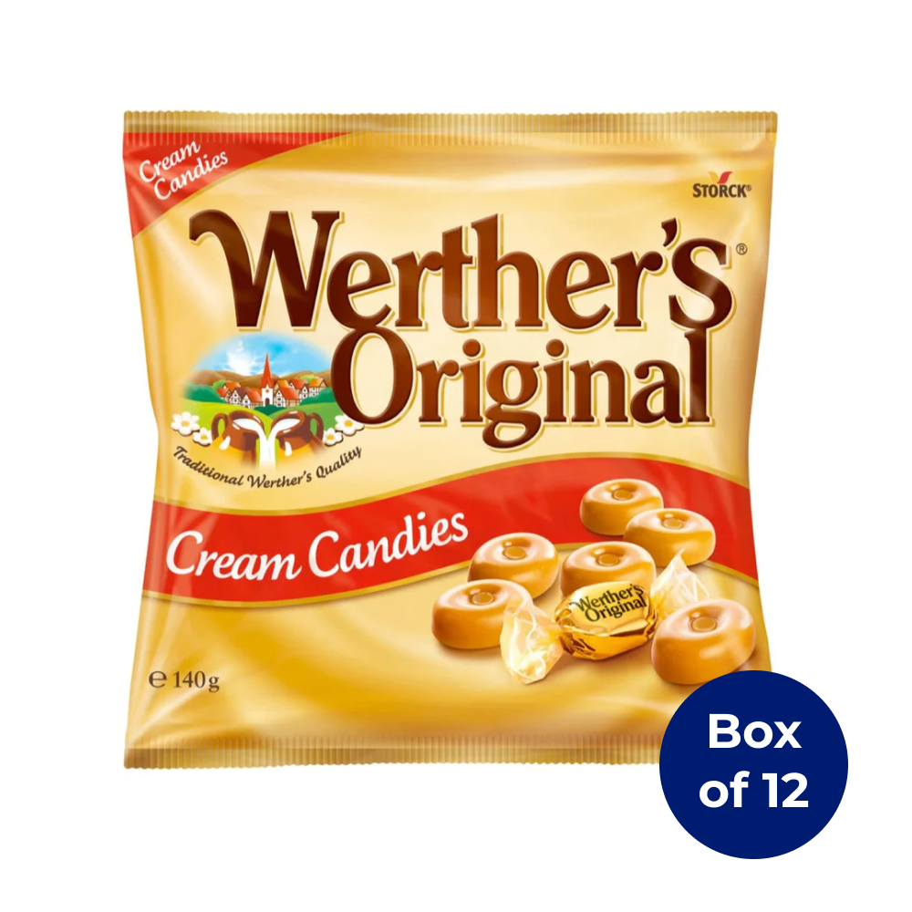 Werther's Original Cream Candies 140g (Box of 12)