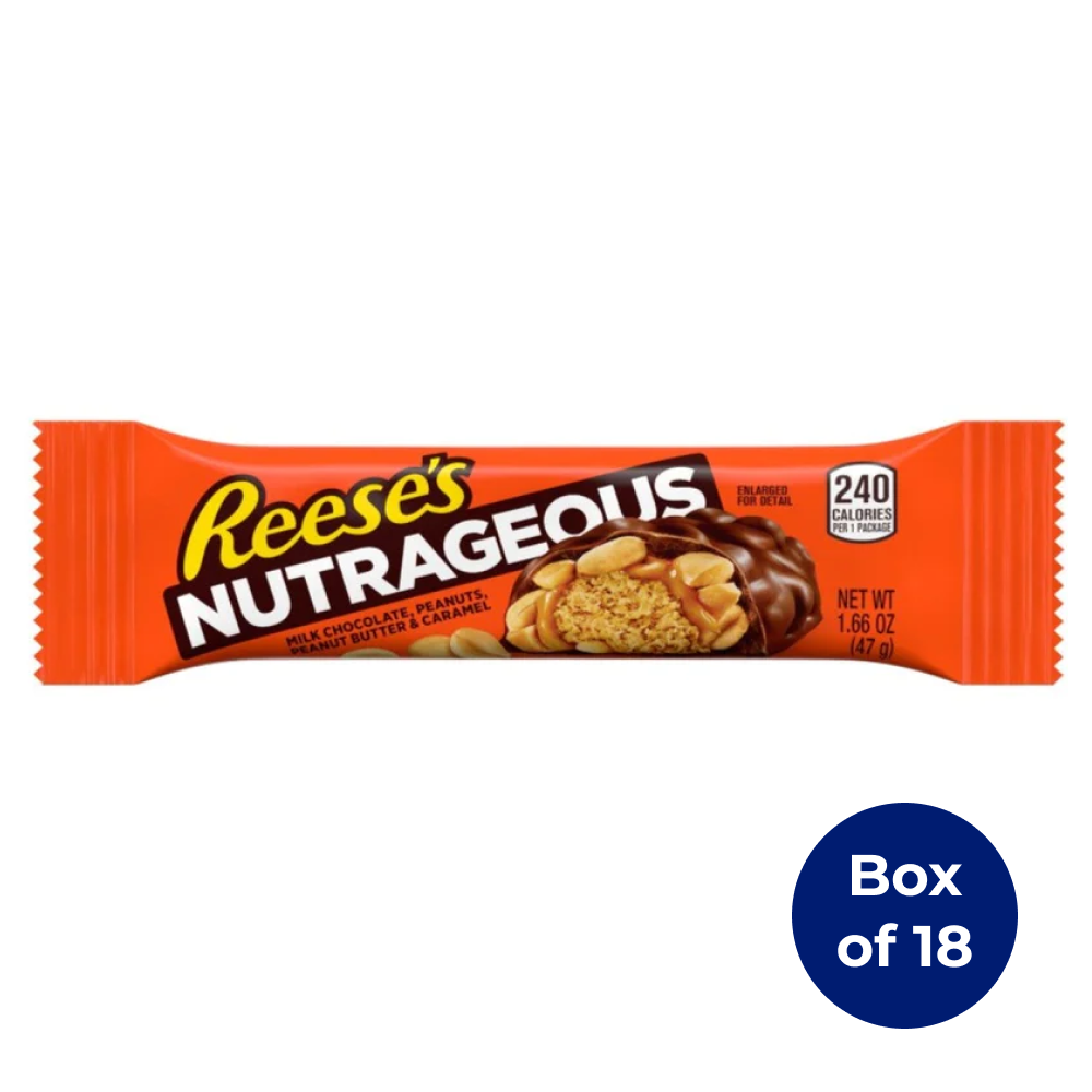 Reese's Nutrageous Bar 47g (Box of 18)