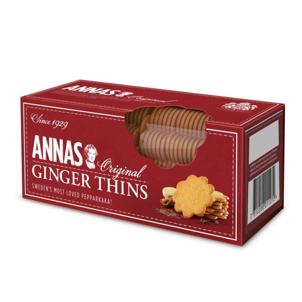 Anna's Ginger Thins 150g (Box of 12)