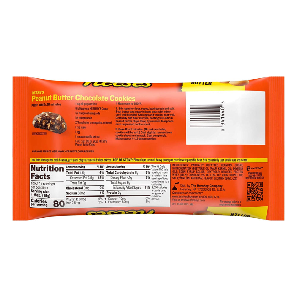 Reese's Peanut Butter Baking Chips 283g (Box of 12)